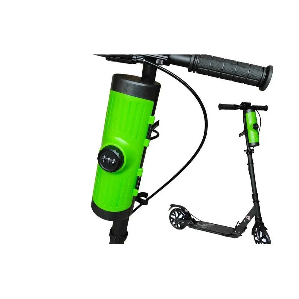 New Anti-Theft Scooter Lock Box - 3-Digit Combo Weatherproof Storage - Green‎